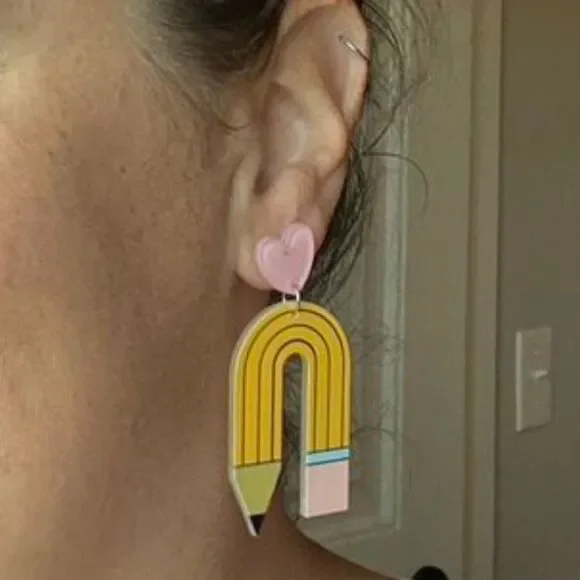 Pencil earrings  - Picture 3 of 3